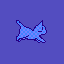 Aesistril's profile picture. A neon pixel art cat